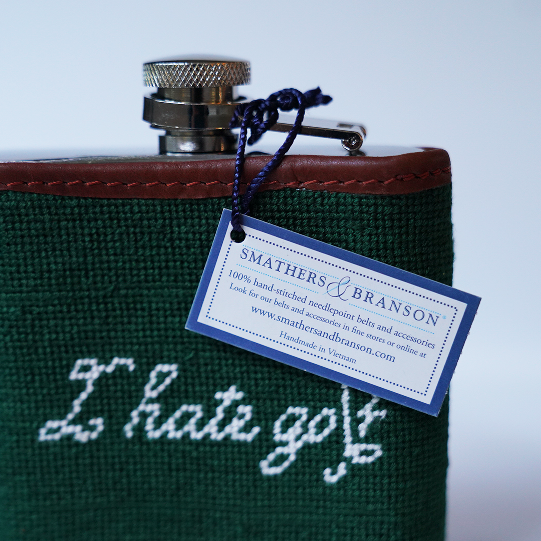 Bogey Medicine Hand-Stitched Flask