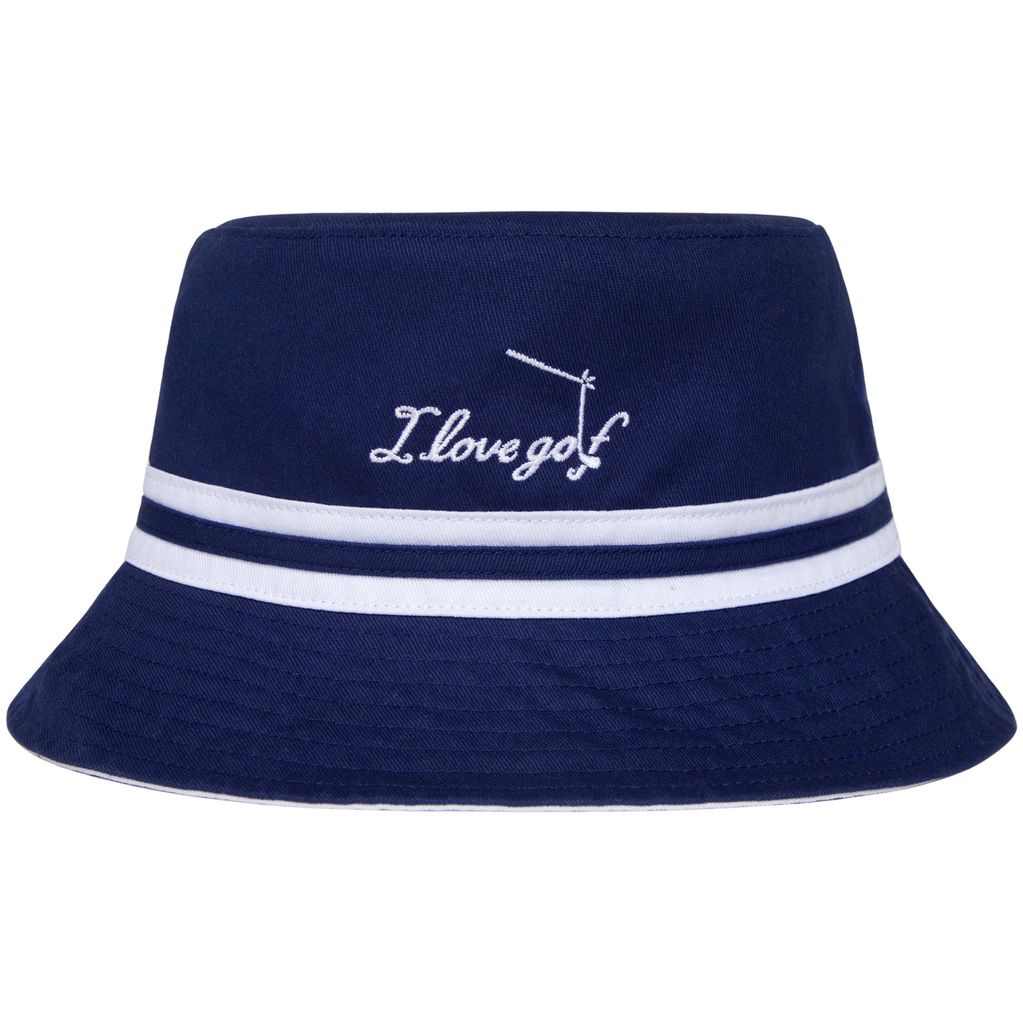 I hate golf ⇄ I love golf Reversible Bucket Hat