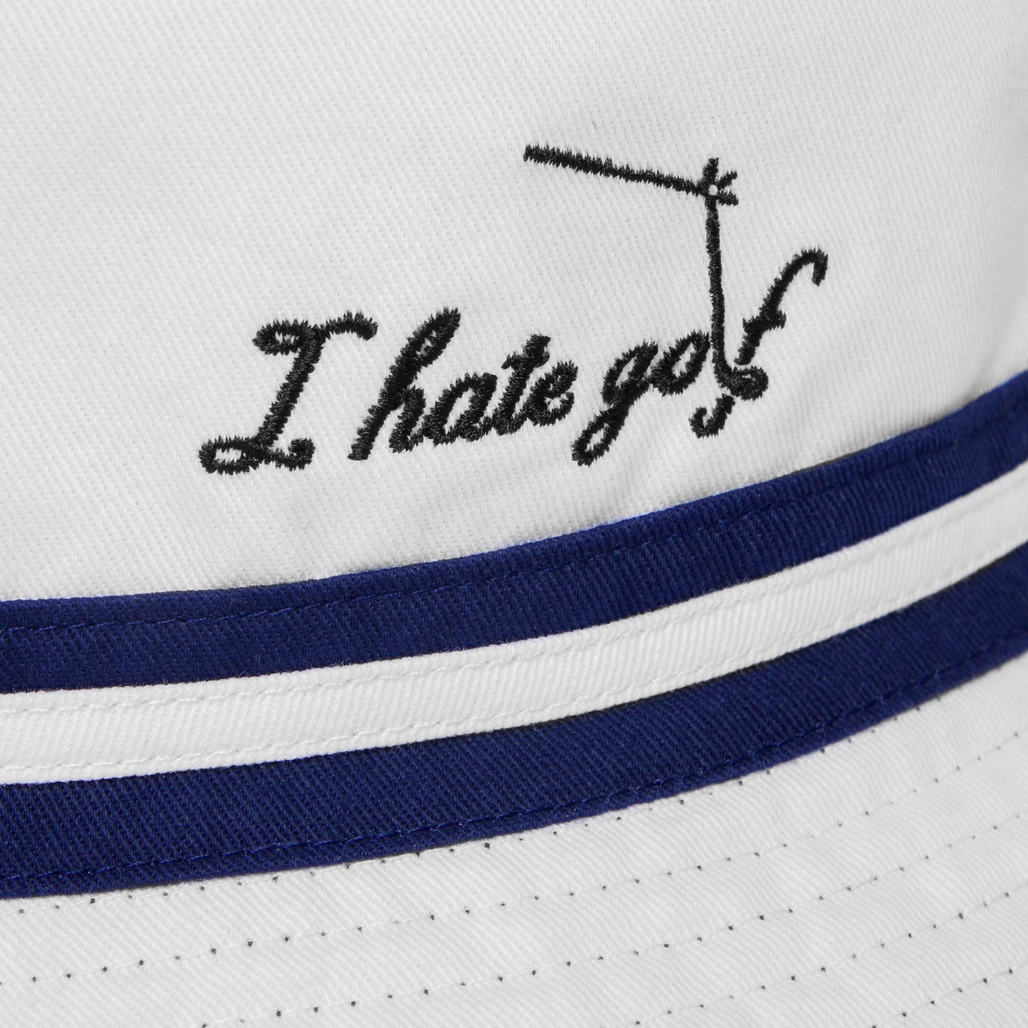 I hate golf ⇄ I love golf Reversible Bucket Hat