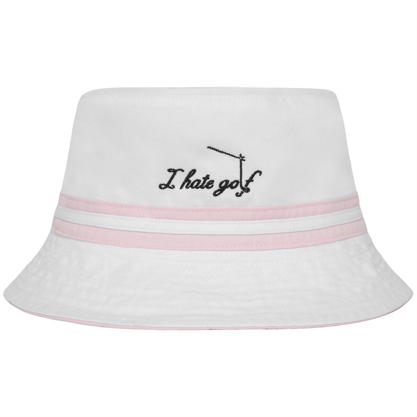 I hate golf ⇄ I love golf Reversible Bucket Hat