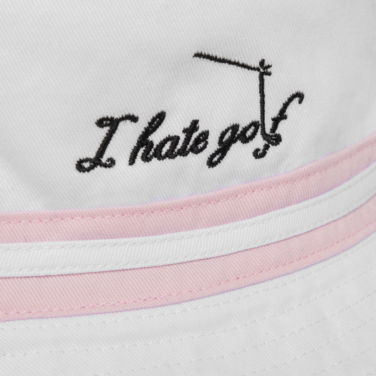 I hate golf ⇄ I love golf Reversible Bucket Hat