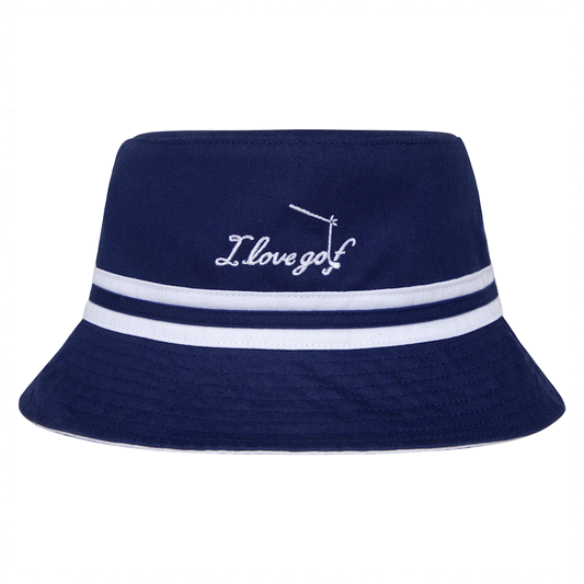 I hate golf ⇄ I love golf Reversible Bucket Hat